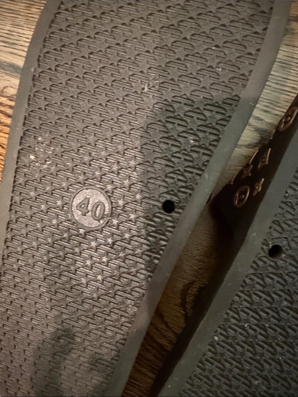 Designer-Inspired Brown Monogram Slide Sandals 8.5 - Picture 6 of 8